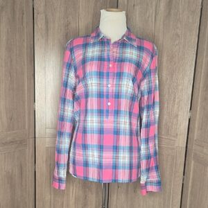 Talbots Medium Plaid Shirt